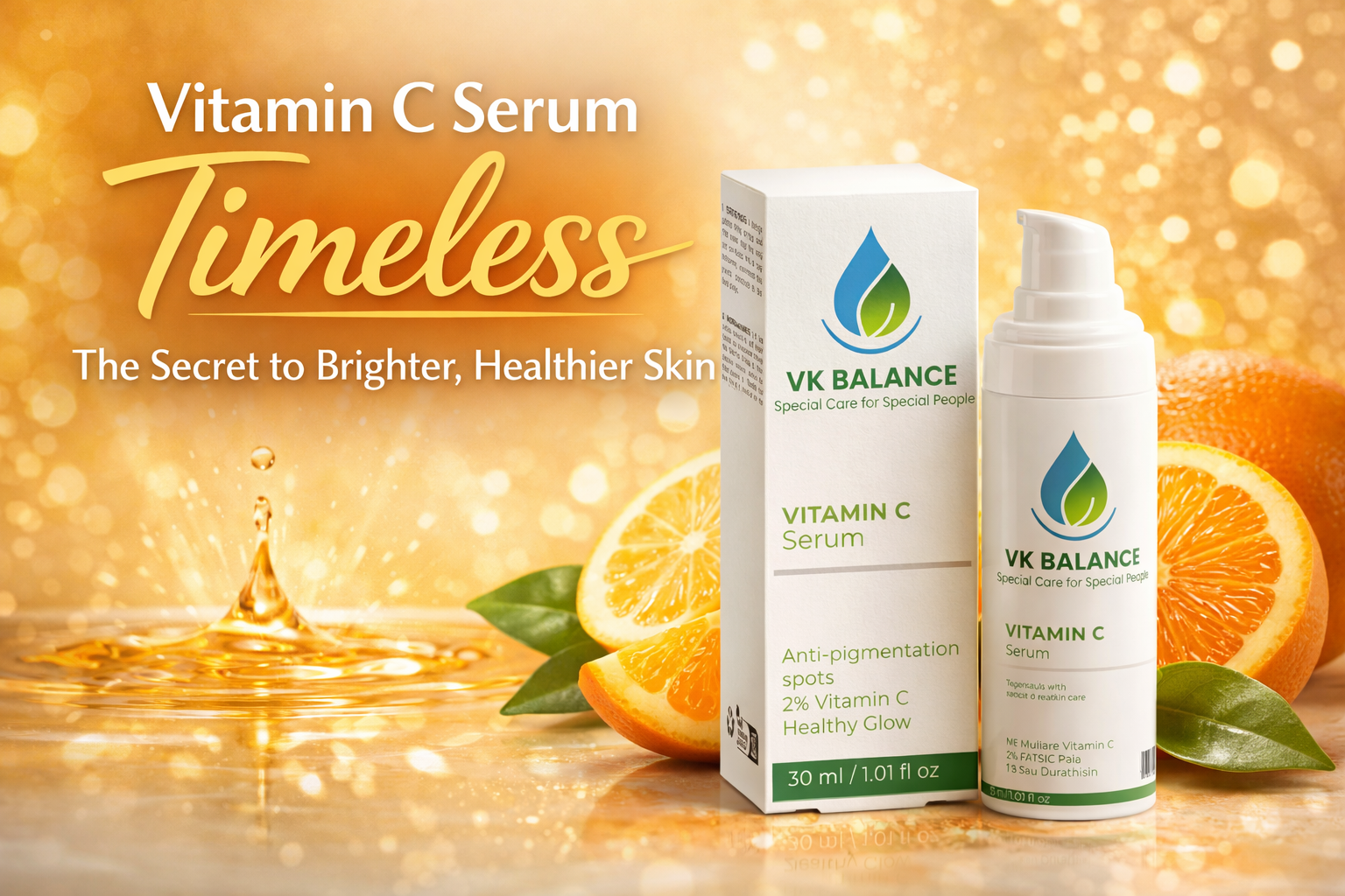 Vitamin C Serum Timeless: The Secret to Brighter, Healthier Skin