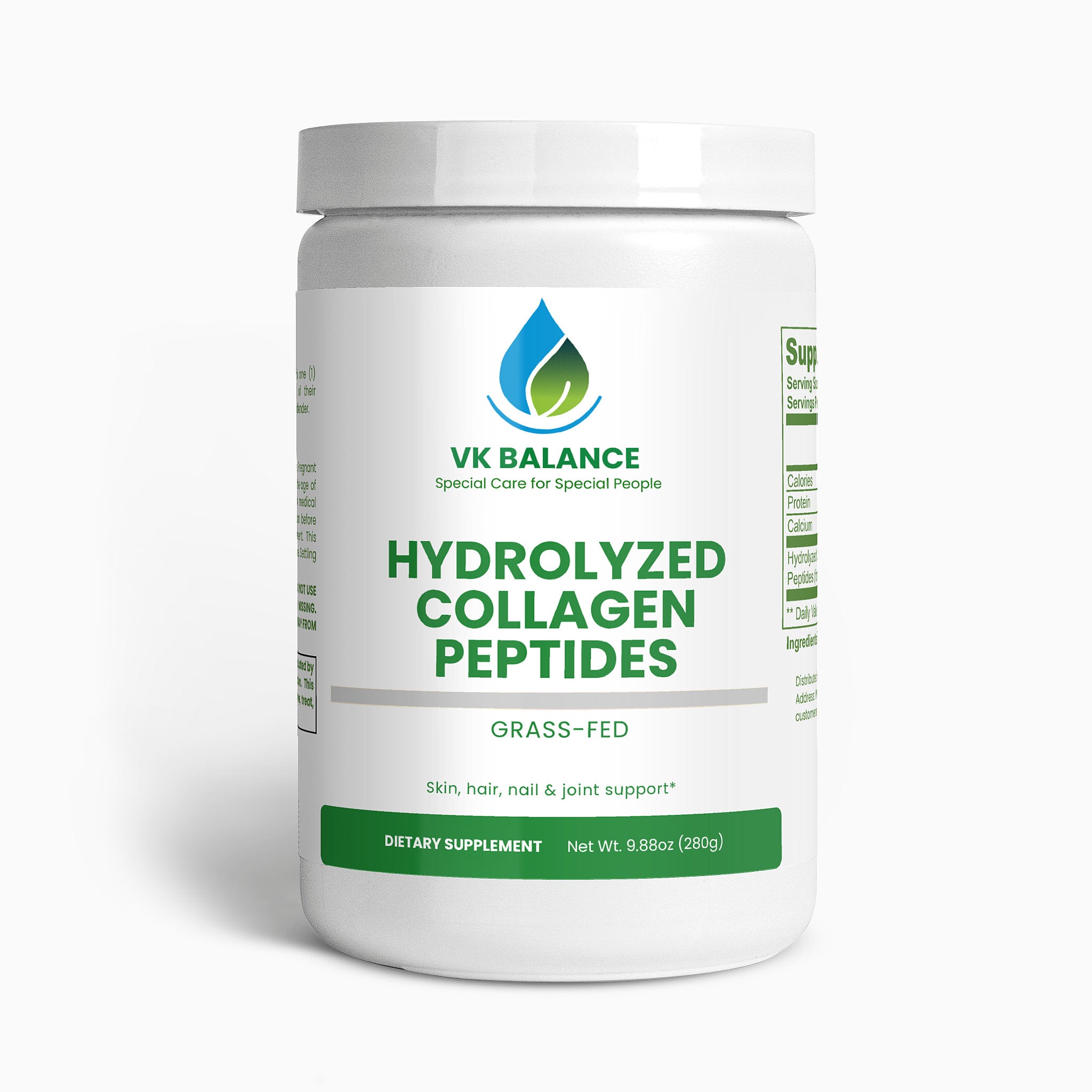Grass-Fed Hydrolyzed Collagen Peptides – Beauty, Strength & Vitality from Within