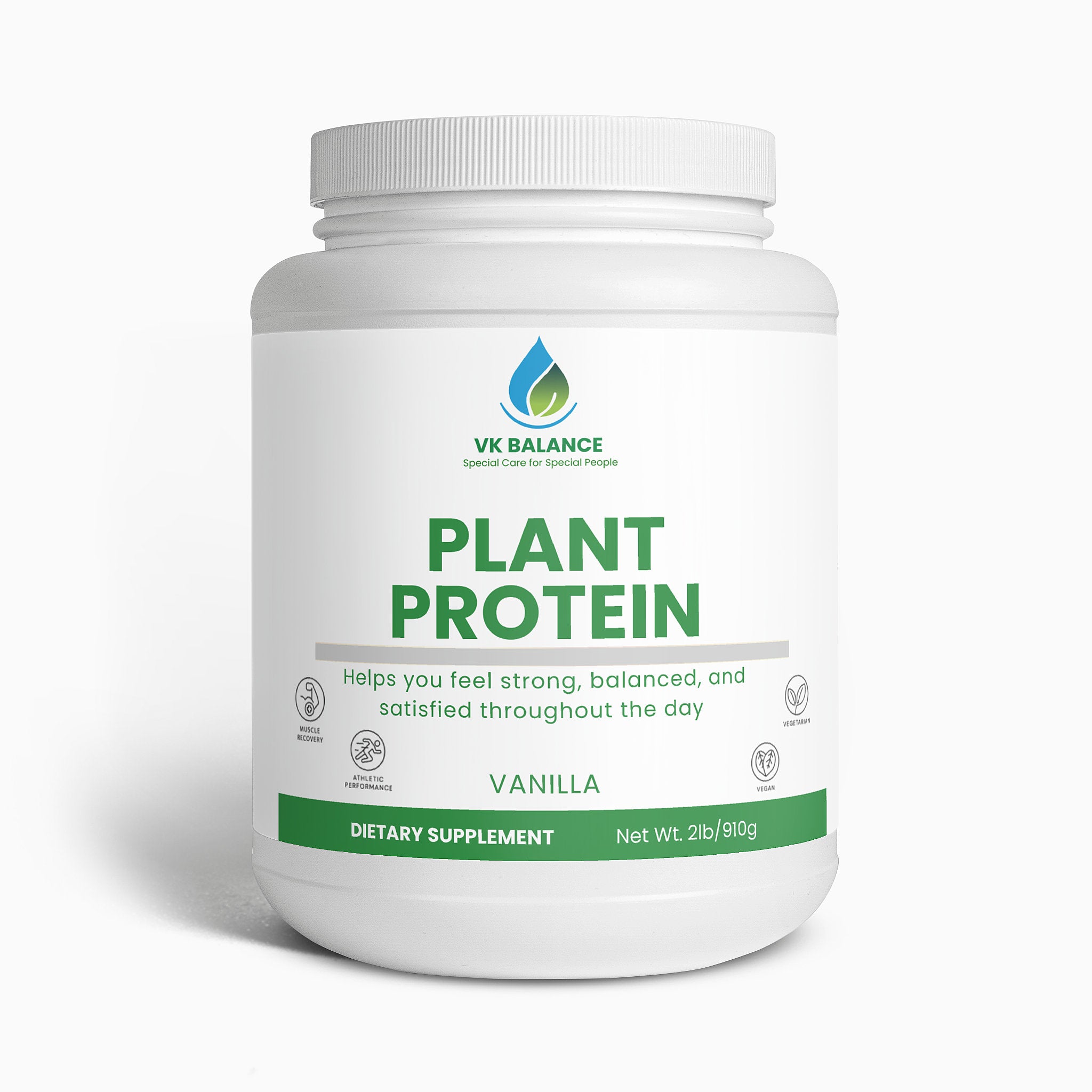 Plant Protein (Vanilla) – Clean Nutrition for a Stronger, Healthier You