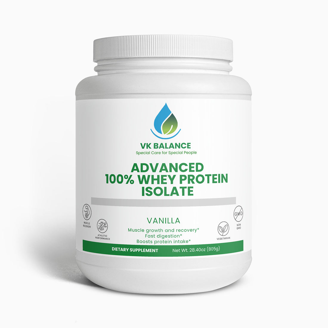 Advanced 100% Whey Protein Isolate (Vanilla)