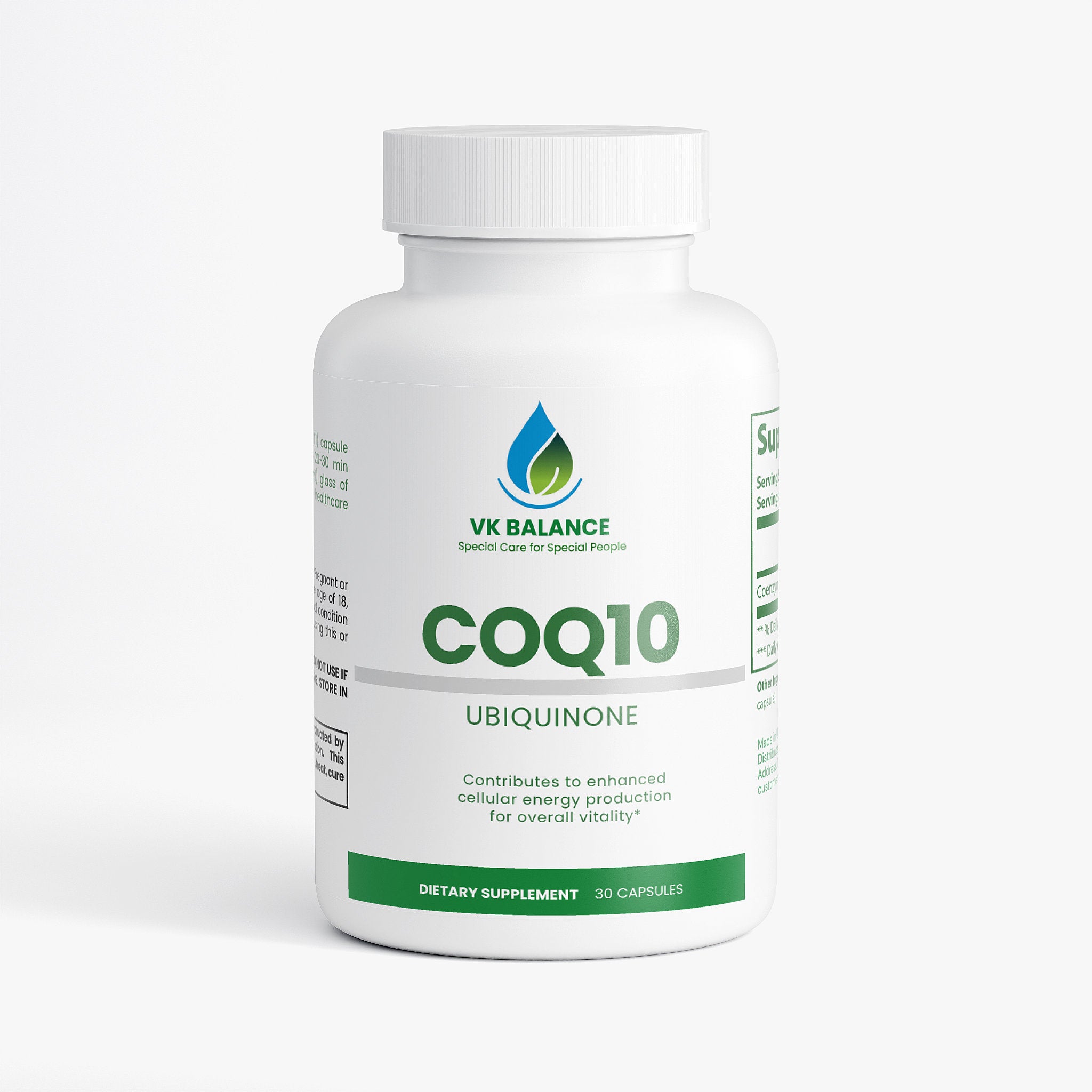 CoQ10 Ubiquinone for Energy & Heart Health