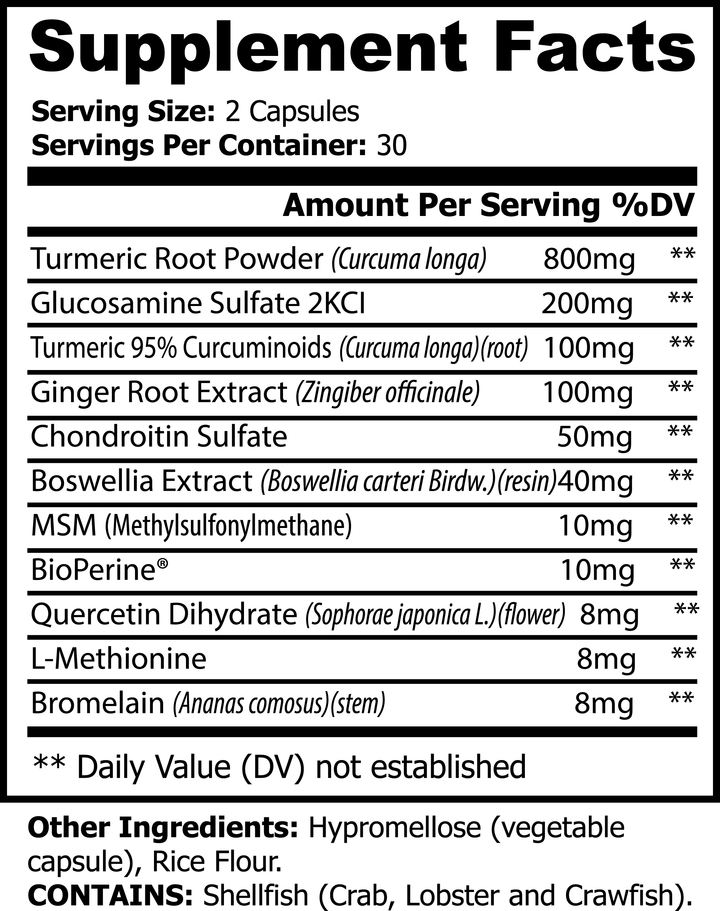 Turmeric Curcumin Joint Support Supplement – VK Balance