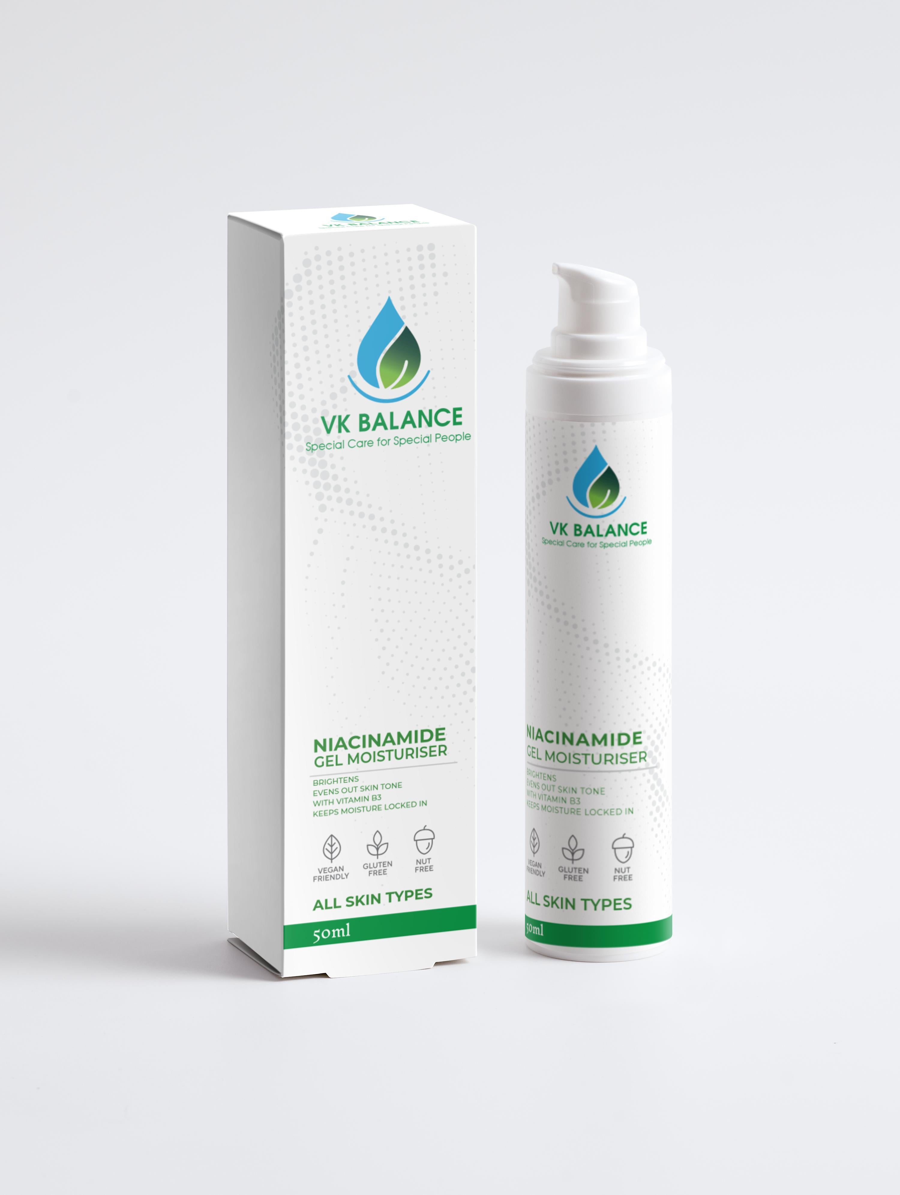 Niacinamide Gel Moisturizer – Brighten, Balance & Glow ✨