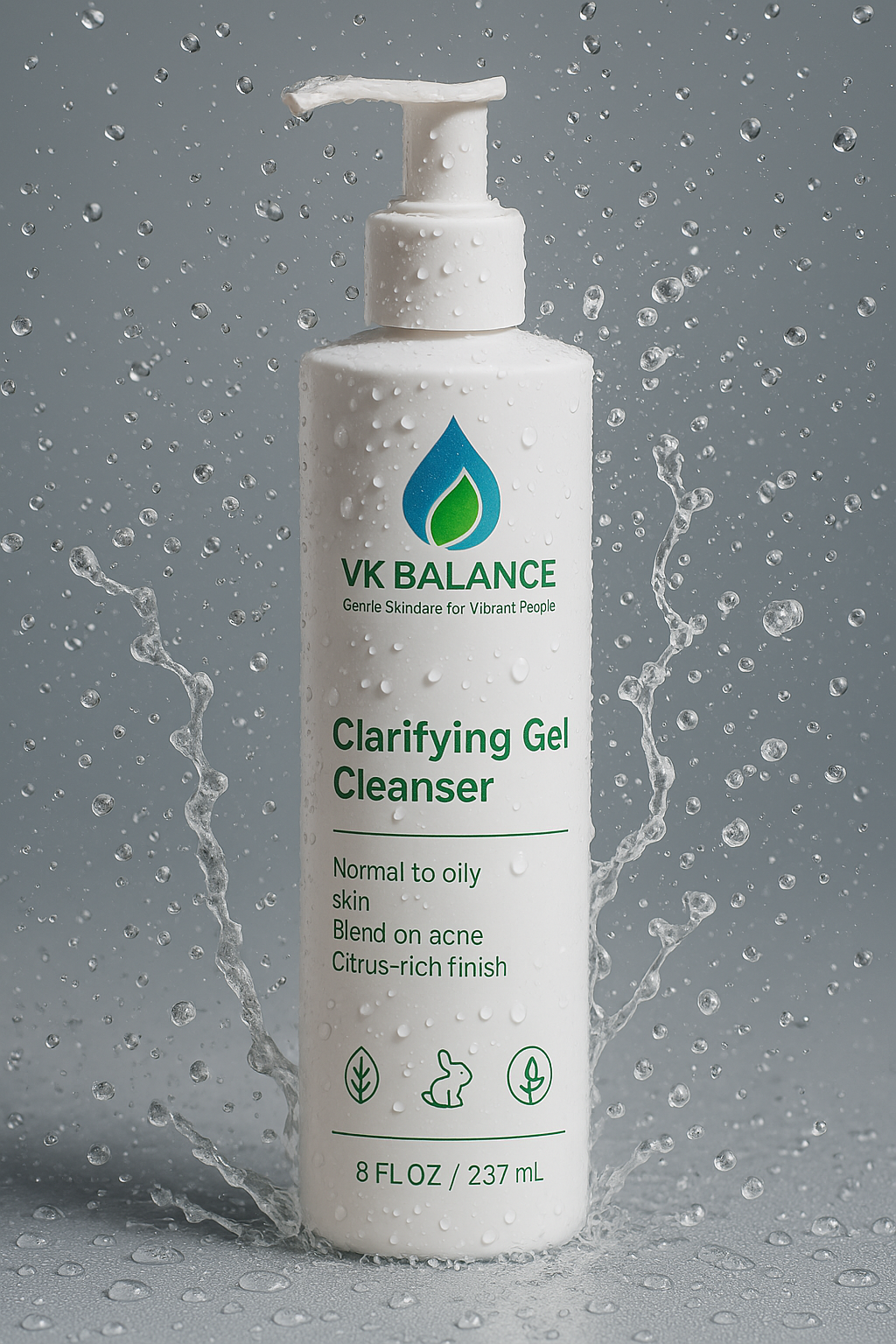Clarifying Gel Cleanser – Purify, Balance, Refresh 💧
