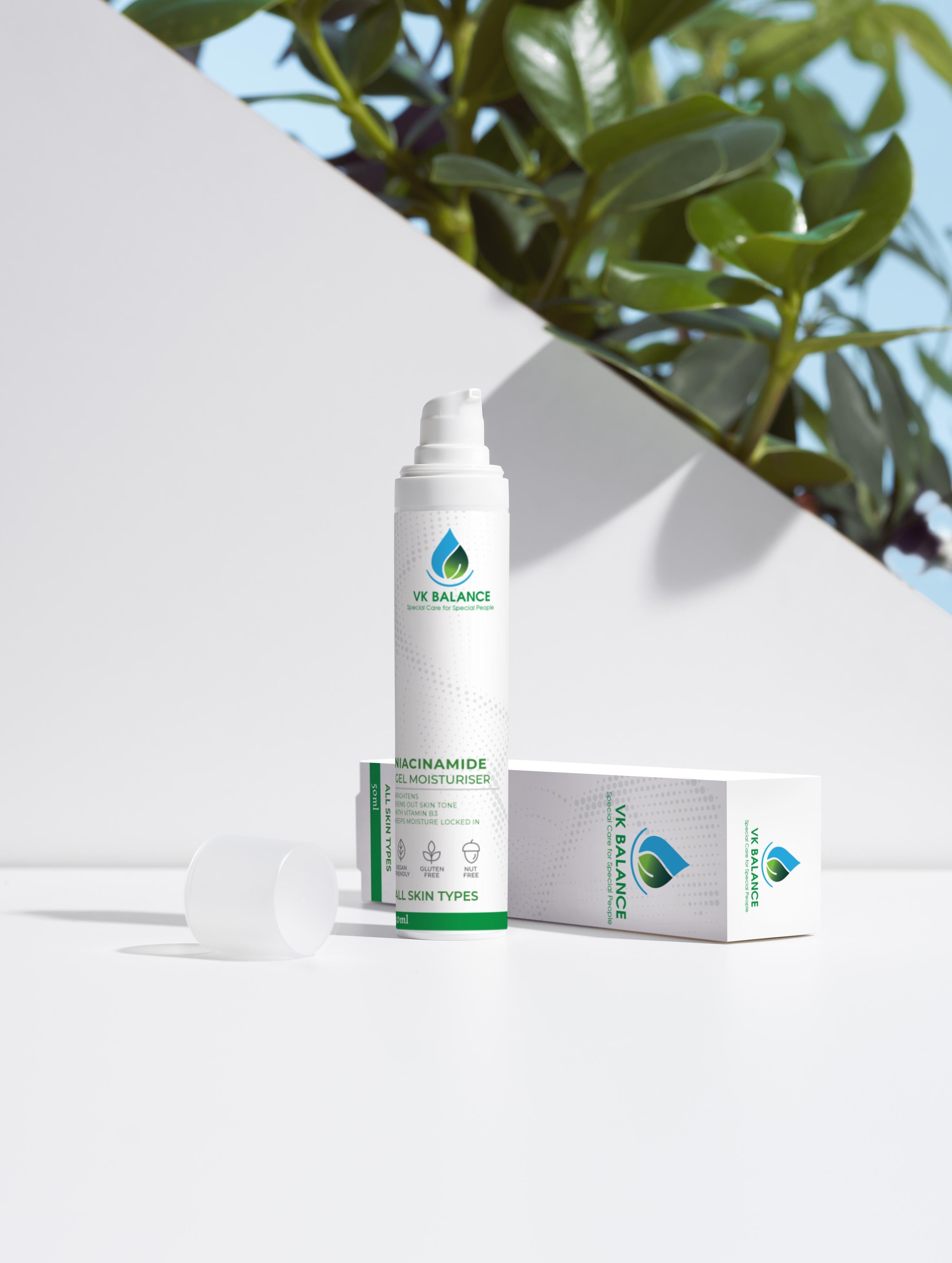 Niacinamide Gel Moisturizer – Brighten, Balance & Glow ✨