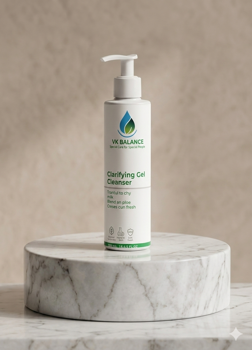 Clarifying Gel Cleanser – Purify, Balance, Refresh 💧