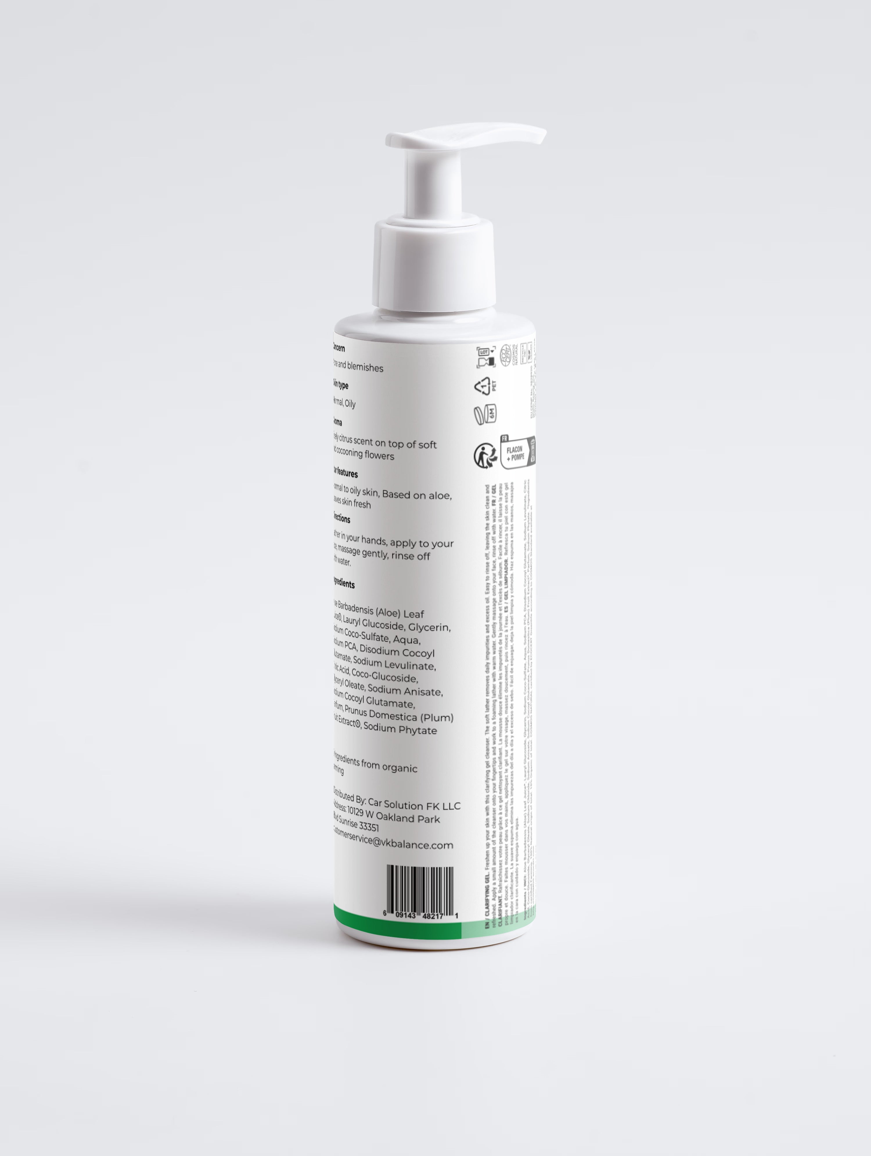 Clarifying Gel Cleanser – Purify, Balance, Refresh 💧
